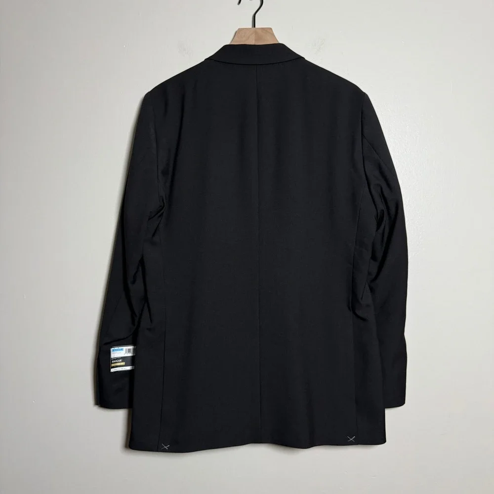 Haggar NEW Mens Premium Tuxedo Jacket 40 Regular Black Tailored Fit Event Formal